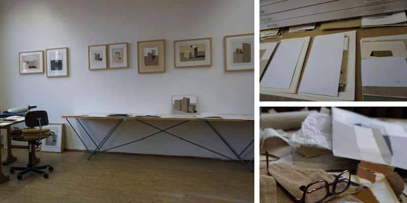 Blick ins Atelier von Andreas Toth Im Atelier von Andreas Toth
