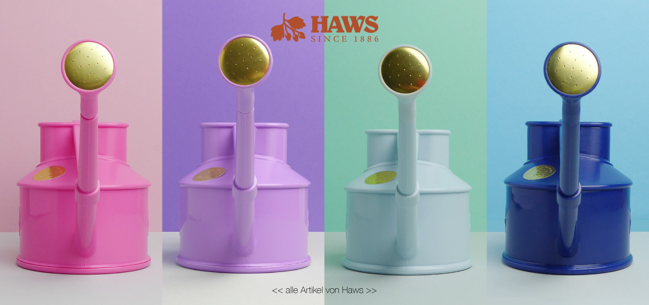 Haws Gießkannen in 4 Farben kaufen.